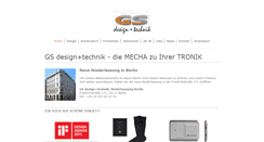 Desktop Screenshot of gs-technik.eu